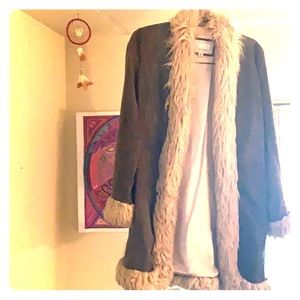Distressed leather Penny Lane Jacket